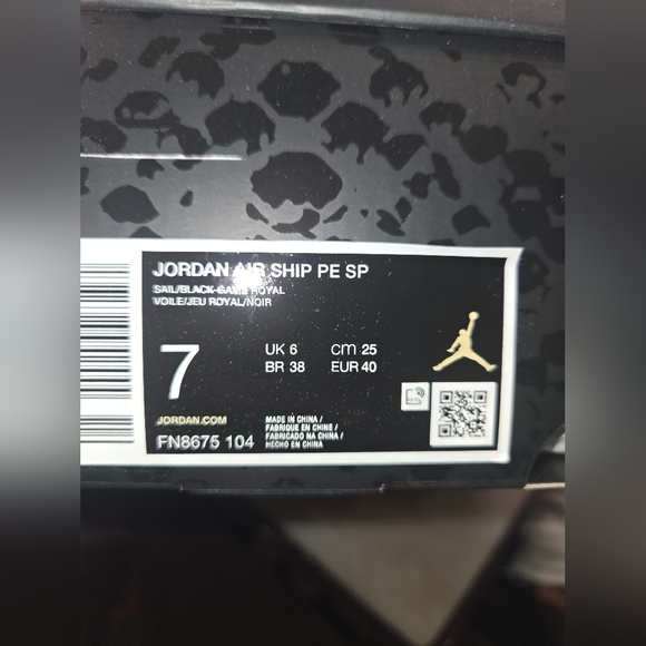 NIB Jordan x Awake NY Air Ship Sneakers - Picture 6 of 15